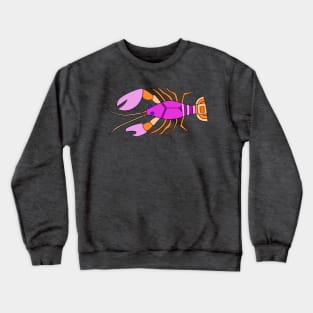 Violet Lobster Crewneck Sweatshirt